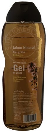 Deliplus Gel de Ducha Jabon Natural Piel Grasa Glicerina 750ml Bad & Douchegel