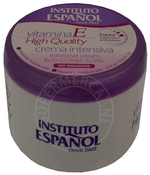 Ontdek het effect van deze unieke Instituto Espanol Crema Intensiva Vitamina E crème uit Spanje bij Supermercat