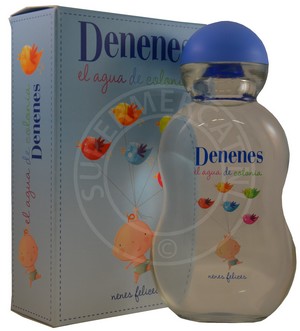 Denenes Agua de Colonia (cologne) wordt geleverd in een glazen fles