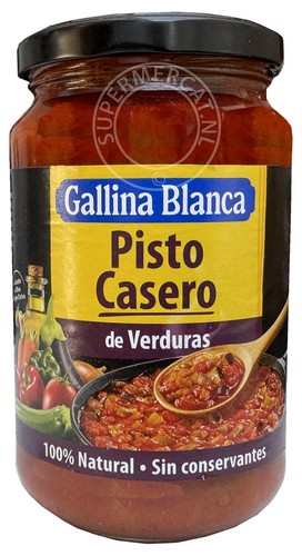 De pure smaak van Spanje, ontdek het nu met deze Gallina Blanca Pisto Casero de Verduras en geniet