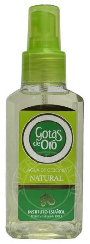 Gotas de Oro Agua de Colonia Natural is een echte Spaanse cologne en wordt geleverd in een handige flacon met een verstuiver 