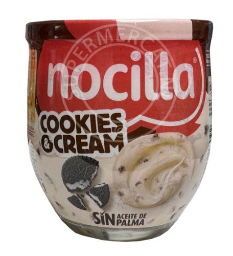 Nocilla Cookies & Cream bevat geen palmolie en heeft een heerlijke krokante twist, proef het zelf