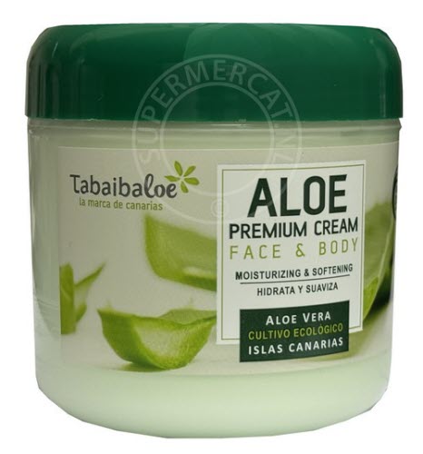 Tabaibaloe Face & Body Aloe Cream is een exclusieve en effectie bodycrème, wordt geleverd in deze speciale pot en heeft een intensief verzorgende effect op de huid dankzij de speciale samenstelling het Aloe Vera uit de Canarische Eilanden