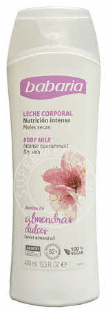 Babaria Leche Corporal / Body Milk Pieles Muy Secas Almendras Dulces is ontwikkeld voor een droge tot zeer droge huid
