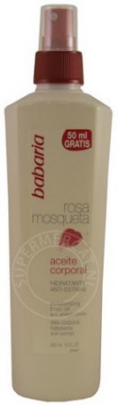 Babaria Rosa Mosqueta Aceite Corporal 300ml (Body Oil) wordt door Supermercat direct vanuit Spanje geleverd