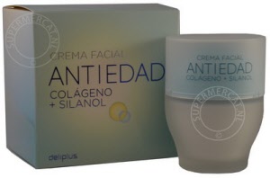 Deliplus Crema Facial Antiedad Colageno + Silanol 50ml gezichtscrème is uiterst effectief en uit voorraad leverbaar bij Supermercat