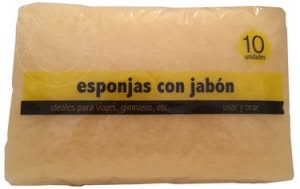 Deliplus / Jalsosa Esponjas con Jabon 10 unidades Jabonitas wordt direct vanuit Spanje geleverd voor een vriendelijke prijs