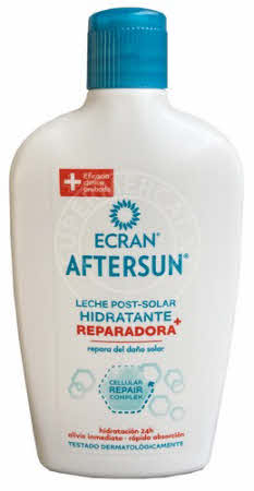 De verkoelende en verzorgende werking van Ecran Aftersin Leche Hidratante Reparadora is een begrip
