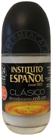 Instituto Espanol Clasico Desodorante Roll-On neutraliseert eventuele geuren en zorgt voor een fris gevoel gedurende 24 uur.