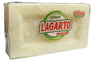 Lagarto Jabon Natural Clasico zeep is te gebruiken voor delicate stoffen en verwijdert moeiteloos vlekken en laat een klassieke Spaanse geur achter