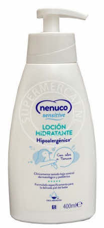 Deze speciale flacon met Nenuco Sensitive Locion Hidratante Hipoalergenica bodylotion komt rechtstreeks uit Spanje, hypoallergeen en extra verzorgend tegelijkertijd