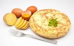 Spanish Omelette Pan for Induction Non-stick Ø24cm Spanish Tortilla  Happyfriends
