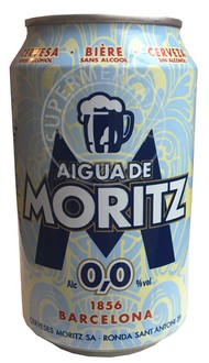 Aigua de Moritz 0.0% Cerveza sin Alcohol 33cl