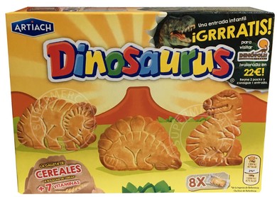 Galletas Artach dinosaurus