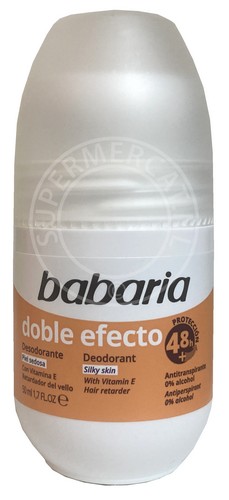 Babaria Doble Efecto Roll-On Deodorant