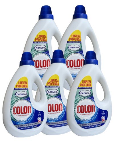 Nenuco Colon Liquid Detergent in special 5-pack