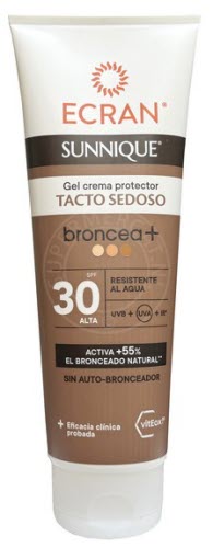 Ecran Sunnique Gel Crema Protector Tacto Sedoso with SPF30 