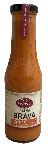 Ferrer Salsa Brava from Spain comes in the known bottle