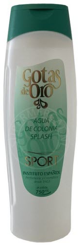 Gotas de Oro Agua de Colonia Sport 750ml