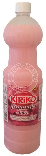 Kiriko Fregasuelos Talco 1500ml Floor cleaner comes in a large bottle and is easy to use, discover the amazing smell