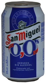 San Miguel sin Alcohol 33cl alcohol-free beer