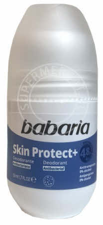 Babaria Skin Protect+ Roll-On Deodorant from Spain contains an antibacterial active ingredient