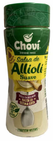 Chovi Salsa Allioli sauce comes straight from Spain for an amazing price