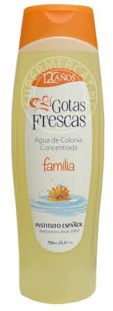 Gotas Frescas Agua de Colonia Concentrada Familia 750ml