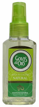 Gotas de Oro Agua de Colonia Natural 100ml -Spray