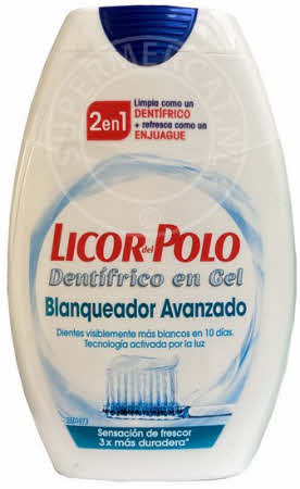 Licor de Polo 2 en 1 Blanqueador Avanzado comes straight from Spain and very effective, discover this special toothpaste now