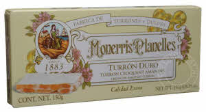 Monerris Turron Duro is made with the best almonds and you can taste it right away