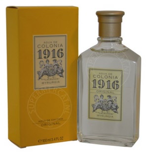 This Agua de Colonia 1916 Myrurgia 100ml (cologne) comes in a stunning bottle made of glass