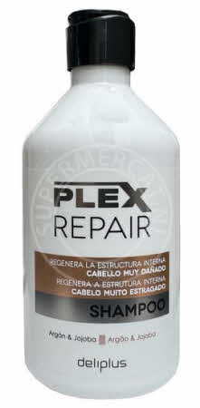 Deliplus Shampoo Plex Repair from Spain comes in a handy size