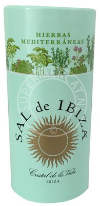 Sal de Ibiza con Hierbas Mediterraneas is a blend of Mediterranean herbs