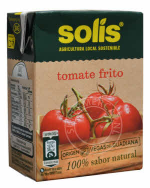 Solis Tomate Frito from Spain includes tomatoes from Las Vegas del Guadiana Extremadura