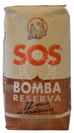 Experience the excellent quality of SOS Bomba Reserva rice from Valencia