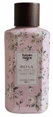 Tulipan Negro Colonia Floral - Rosa de Oriente 500ml (Glass Bottle)