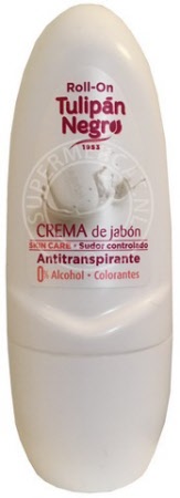 Tulipan Negro Roll-On Deodorant Crema de Jabon is a special deodorant from Spain and normally not easy to find