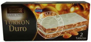 This pack includes 2 pieces of Hacendado Turron Duro Calidad Suprema